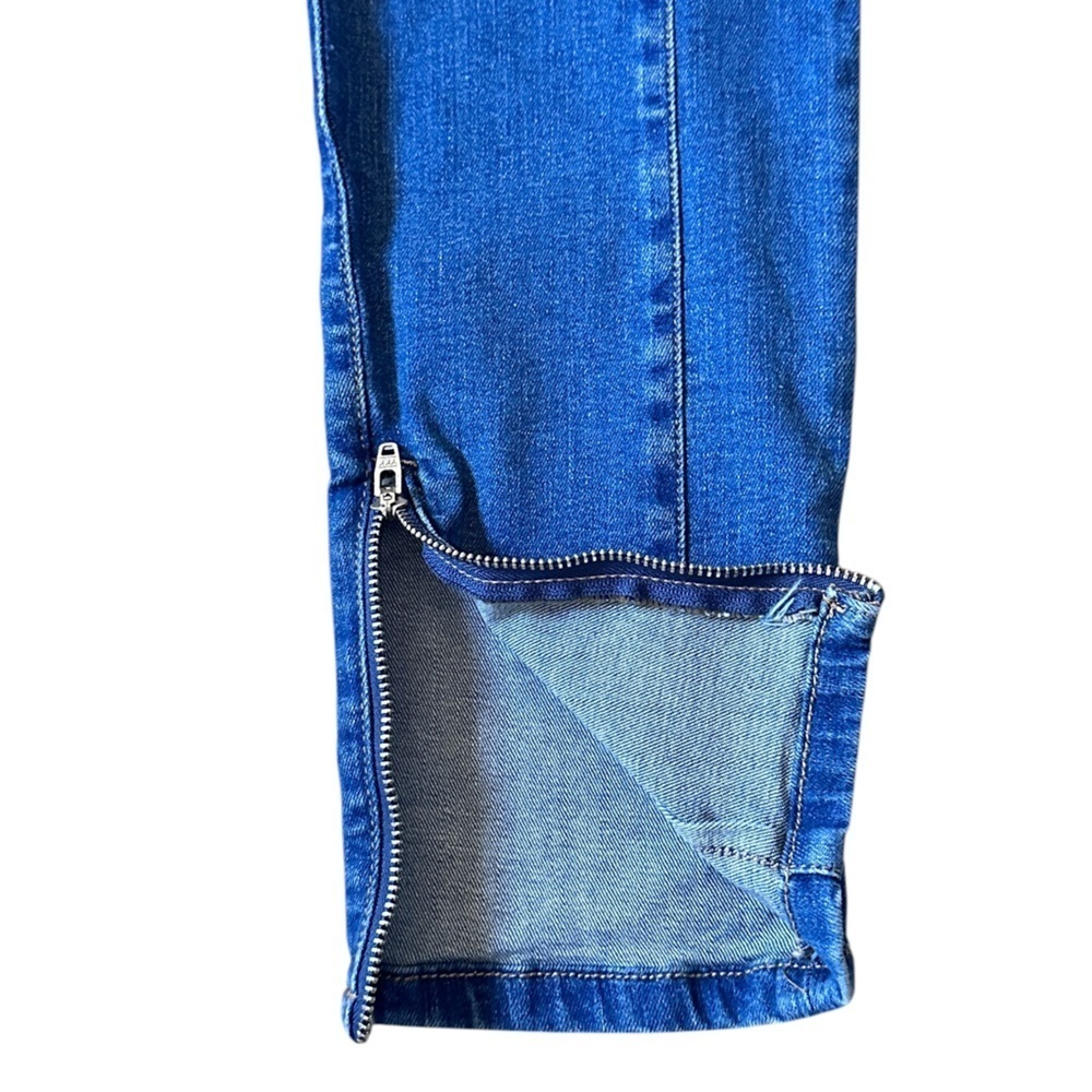 NWT Free People Bella Moto Skinny Jean in Prophecy - Picture 6 of 8
